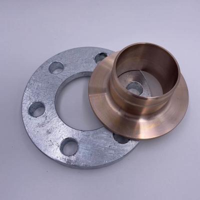 Китай DIN Standard Weld Neck Copper Nickel Flange Yellow Transparent Coating для применения в нефтегазовой промышленности продается