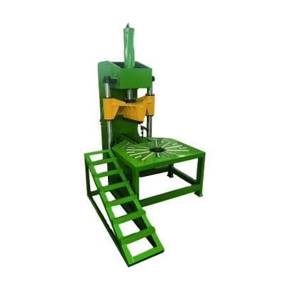China Hydraulic tire -diameter 750mm-1300mm truck car tire cutter with high quality blades for sale
