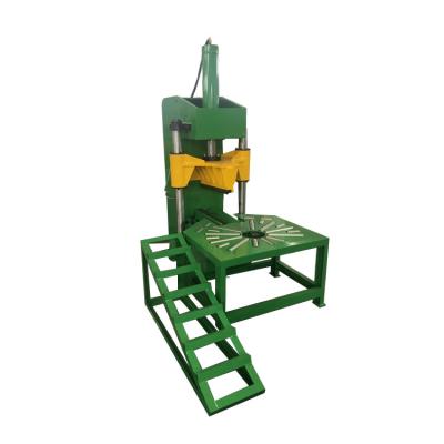 China Hydraulic Tire -diameter 750mm-1300mm Vehicle Car Tire Cutting Machinery for sale
