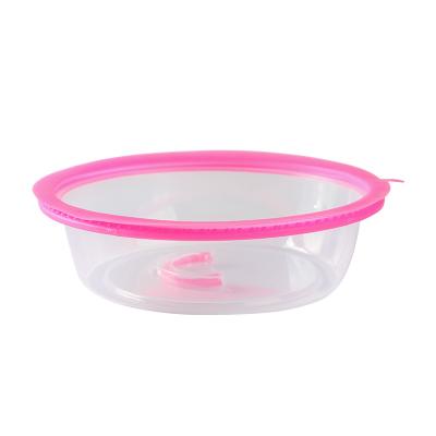 China Oven Lid Food Dish Transparent Food Grade Splatter Freshness Keeping Silicone Microwave Fresh-Keeping Heating Splash-proof Cover for sale