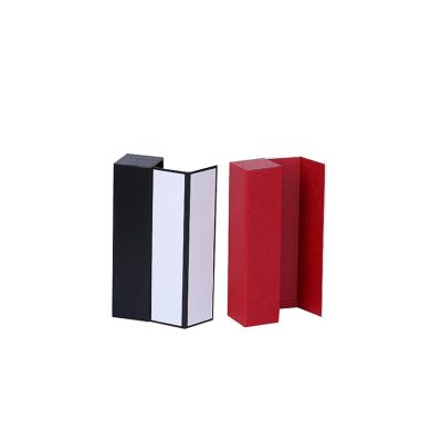 China Rigid Cardboard Wholesale Custom Handmade Hinged Closure Magnetic Gift Boxes With Foil Logo for sale