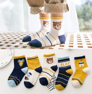 China Custom Cute QUICK DRY Baby Socks Set Fashion Animal Warm Cotton Baby Cartoon Winter Infant Socks for sale
