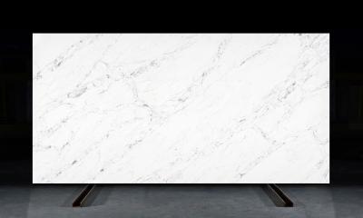 China OLK7116 White Quartz Surface Passerby Series Supplier Irreplaceable Home Materials Excellent Optical Properties White Ground for sale
