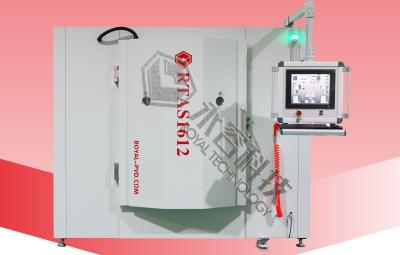 China Stainless Steel Screws Jet Black Coating Equipment , MF Sputtering Thin Film Deposition Machine, Graphite PVD Coating for sale