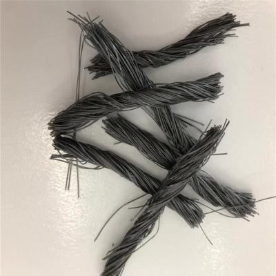 Chine forme bunchy de fibre fente-résistante du polypropylène pp pour le travail concret à vendre