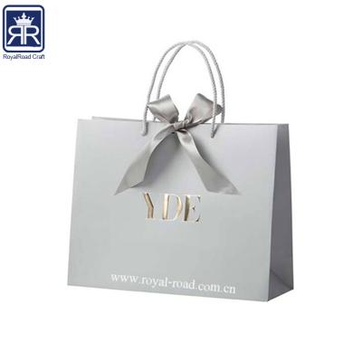 China Hot Sale Disposable Flat Bottom Paper Gift Envelope Foldable Logo Hot Sale Aluminum Foil Shopping Bag With Ribbon for sale