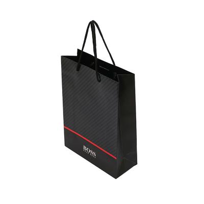 China Exhibition Use Recyclable Paper Carry Paper Bag For Advertising for sale
