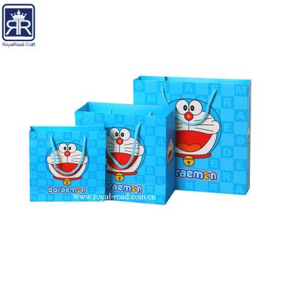 China Best Selling Recyclable Kids Cartoon Doraemon Gift Bag For Gift Packaging for sale
