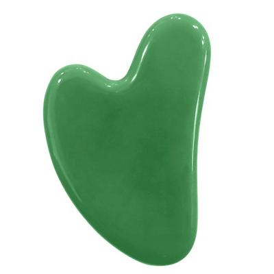 China Face Green Aventurine Gua Sha SPA Massage, Skin Care Healing Equipment, Massage Relaxation Back Drop, Gua Sha Scrape Massage for sale