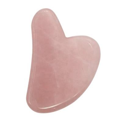 China Face gua sha rose crystal facial quartz massager tool stone massage gua sha for sale