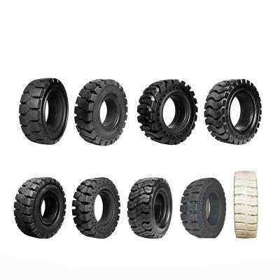 China Forklift Truck Spare Parts Forklift Solid Tires Suppliers 8x7-8.500-8.650-10.700-12.28x9-15.250-15.300 -15 for sale