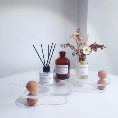 China 100% factory direct sales hot sales new product modern acrylic Nordic modern luxury acrylic handmade decoration tray fruit tray light for sale