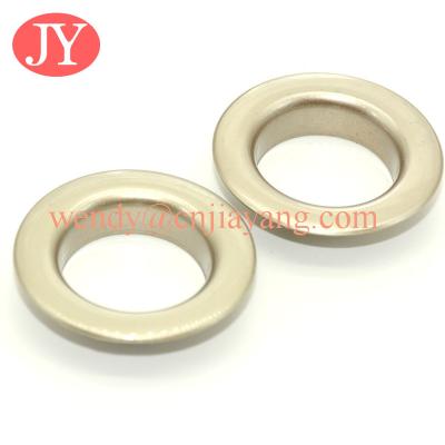 China Jiayang No Fade Washable Plated Metal Eyelets For Clothing/Bags for sale