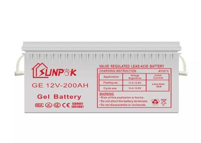 China Sunpok Gel Batteries: Reliable Solar Solutions for 12V 100Ah Power for sale