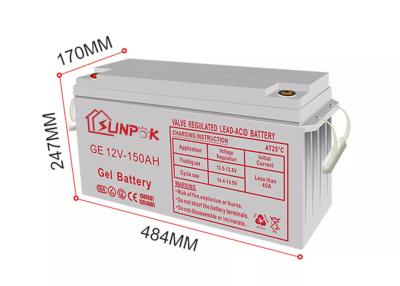 China 12v deep cycle gel battery : Longer Lifespan for Solar Energy Storage 12v gel battery for sale