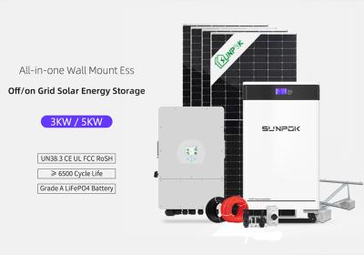 China solar battery Photovoltaic Kit 6Kw 10Kw 12Kw Battery Pack Solar Energy Hybrid Complete System For Residential for sale