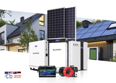 China Off Grid Solar Energy System 10KW 5KW 15KW 30KW 20KW 10KW Solar Panel System With Batteries For Home for sale