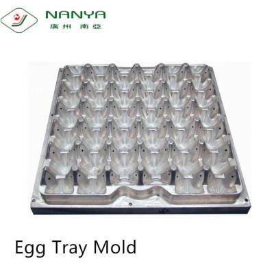 China Holding Egg Plastic / Aluminum Egg Tray Mold For Pulp Molding Machine for sale