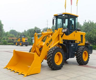China Construction works good quality 2 ton hydraulic tractor front loader ZL20 with CE for sale
