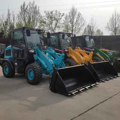 China Construction works 2ton 1.8ton 1.5ton Small Mini Front End Loader 4wd Mix Bucket Loader With New Attachments RC Front End Loader for sale