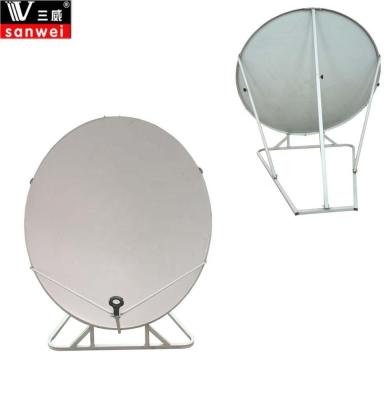 China Ku Band 120cm Triangle Core Satellite Dish Antenna Steel Antenna for sale