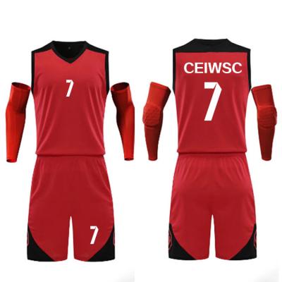 China Best Selling Antibacterial Basketball Design Kids Basketball Singlet Uniform Set for sale