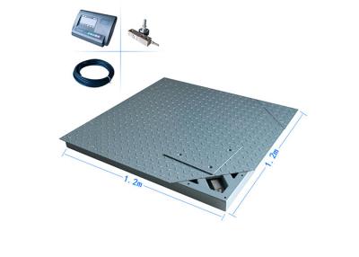 China Portable Industrial Floor Weighing Scales 1.5*1.5m 3 Ton With Optional Indicator for sale