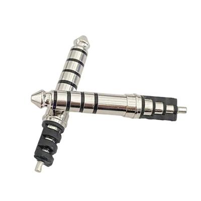 China Nickel geplatte stekker koptelefoon stekker 4,4 mm 5 polen 33L mannelijke audio connector Te koop