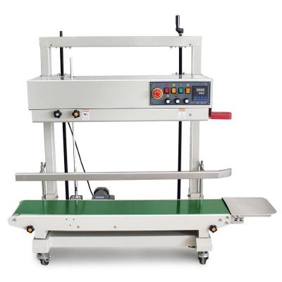 China Vertical Large Size Food Bag Sealer With Continuous Strip Sealing Machine for sale