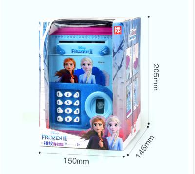 China OEM Customized Robotic Coin Bank With Fingerprint Plastic Money Box for sale