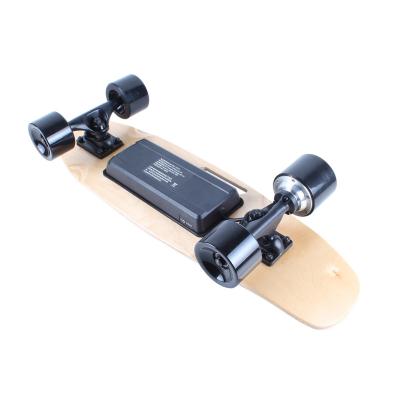 China Wholesale Cheapest Small Adult Splint Boosted Electric Skate Board Remote Control Evolve Electric Skateboard for sale