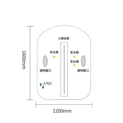 China Detox CE HBOT Hyperbaric Oxygen Chamber For Beauty Spa Center Medical Equipment For Hospital Oxygen Therapy for sale
