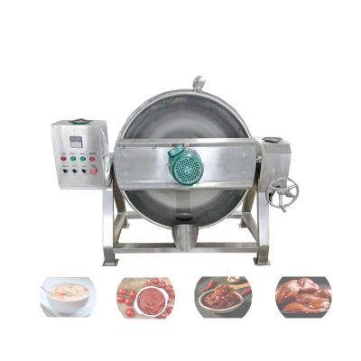 China Automatic Vegetable Processing Plant Gas Or Electric Operated Industrial Jam Chili Sauce Cooking Jacketed Kettle for sale