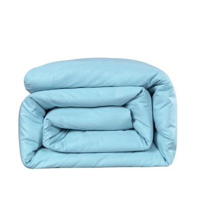 China Single long solid color staple cotton anti-static four-piece set 50S split sheet pillowcase for sale custom cotton bedding for sale