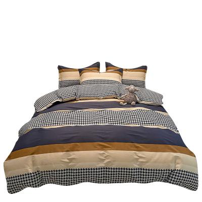 China Custom Anti-Static Waves Patchwork Pattern Comforter Blanket Bedding Set All Season Bed Cover Bedspread Bedspread Bedding Set Breathable King Size For Kids B for sale
