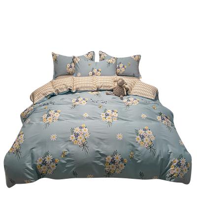 China Custom Anti-Static Waves Patchwork Pattern Comforter Blanket Bedding Set All Season Bed Cover Bedspread Bedspread Bedding Set Breathable King Size For Kids B for sale