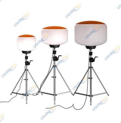 中国 ポータブル 建設用 バルーン 作業灯 150W 360度照明 高性能 LED 三脚スタンド 販売のため
