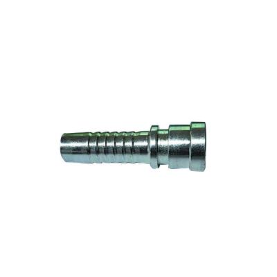China Female Hydraulic System Ring Thread Forged Barbed High Pressure Hose Fittings Joint Threaded Nipple Fittings for sale