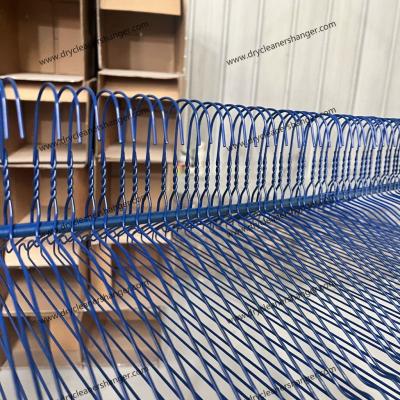 China 14.5 Gauge Laundry Wire Hanger Notched Shape for sale