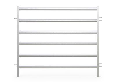 China Temporary Square Galvanized Cattle Panels , Steel Yard Panels With Gates for sale