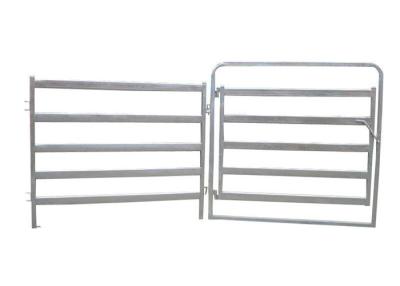 China Rigid Lightweight Farm Cattle Panels Stand Alone Type Green Painting for sale