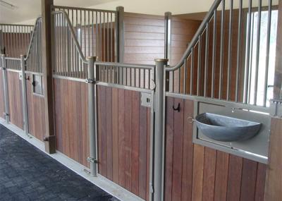 China Full Weld Metal Prefab Horse Stables , Outdoor Pole Barn Horse Stall Door Kits for sale