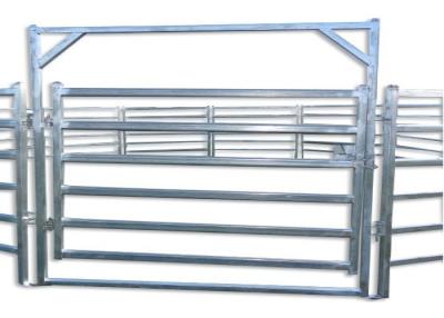 China Fram Stockyard Portable Stock Panels , Welded Steel Heavy Duty Cattle Panels for sale