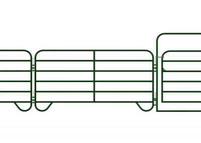 China Heavy Gauge Tube Sheep Yard Panels , High Strength Movable Pipe Cattle Panels for sale