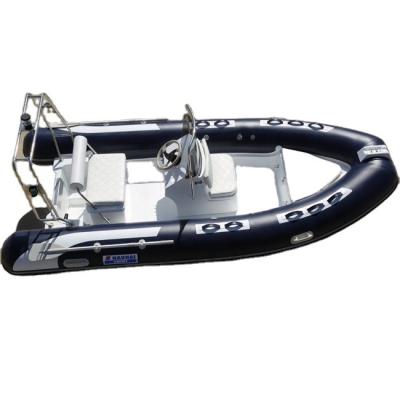 China CE Rib 430 Yacht Rowing Boats Fishing Rib Aluminum Fiberglass Luxury Life Raft Kayak Speed Vessel Jet Boat For Sale for sale