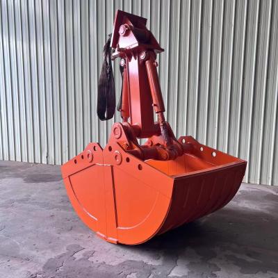 China Mechanical Hydraulic Clamshell Excavator Bucket For 24-27 Tons NM400 for sale