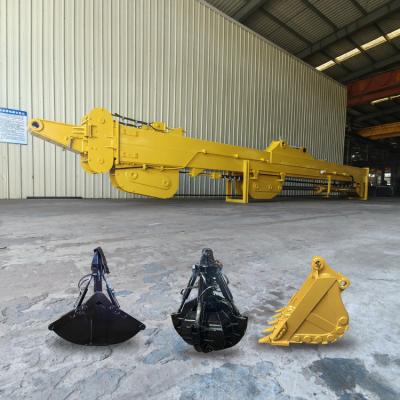 China Customized 0.6Cbm Chamshell Bucket For 10-30 ton Excavator With Telescopic Arm Q355B+NM for sale