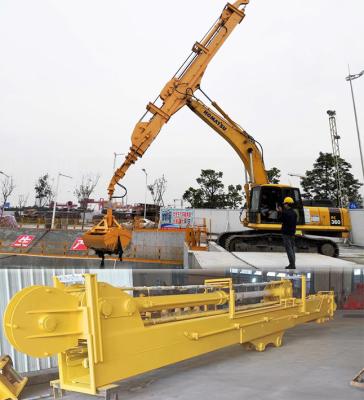 China Heavy Duty 20-50T Excavator Telescopic Boom For Long Reach Projects for sale