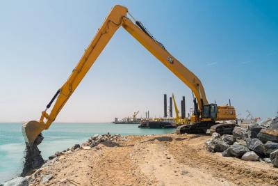 China Port dredging telescopic boom 60ft saltwater-proof for sale