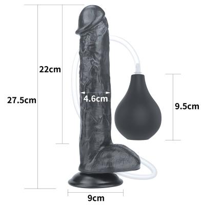Китай 11 мастурбация фаллоимитатора дюйма 22cm реалистическая Ejaculating водоустойчивая продается